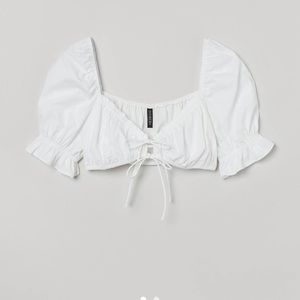 H&M cropped blouse